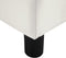 voetenbank beensteun poef entreebank rugloze kruk bank zitbank Chesterfield gemaakt van kunstleer wit 40 x 30 x 24 cm