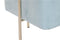 Voetensteun DKD Home Decor Gouden Metaal Hemelsblauw (34 x 34 x 40 cm)
