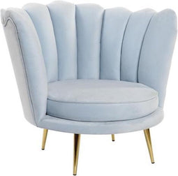 Voetensteun DKD Home Decor Hout Polyester Celeste Modern (55 x 55 x 35 cm)