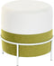 Voetensteun DKD Home Decor Natuurlijk Metaal Wit Groen (40 x 40 x 40 cm)