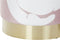 Voetensteun DKD Home Decor Scandi Gouden Wit Licht Roze 30 x 30 x 38 cm (2 Stuks)