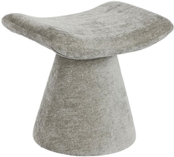 Voetensteun Home ESPRIT Grijs Polyester Hout MDF Modern 52 x 40 x 48,5 cm