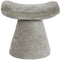 Voetensteun Home ESPRIT Grijs Polyester Hout MDF Modern 52 x 40 x 48,5 cm
