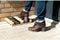 Voetenveger met Borstels - voor Laarzen en Schoenen - Hout - Anti-Slip