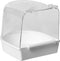 Vogel Badhuis - Groot Model - Wit - 13x13x12 cm