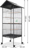 Vogel Volière XL - hoogte 157cm - metaal - 18 kilo