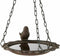 Vogelbad hangend 20,5 cm bruin