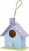 Vogelhuis, h: 7 cm, 6 stuks, populier