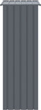 Vogelkooi 115x78x200 cm gegalvaniseerd staal antracietkleur