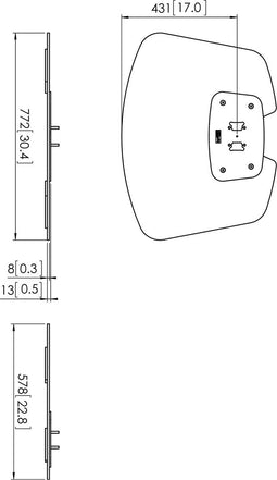 Vogels PFF 7020 Connect-it Boden - Bodenplatte - groß