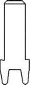 Vogt Verbindungstechnik 3825z.68 Plug-tong Insteekbreedte: 4.8 mm Insteekdikte: 0.8 mm 180 ° Ongeïsoleerd Metaal 100 st