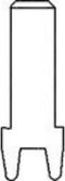 Vogt Verbindungstechnik 3825z.68 Plug-tong Insteekbreedte: 4.8 mm Insteekdikte: 0.8 mm 180 ° Ongeïsoleerd Metaal 100 st