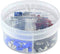 Vogt Verbindungstechnik Assortiment adereindhulzen 0.5 mm², 0.75 mm², 1 mm², 1.5 mm², 2.5 mm² Deels geïsoleerd Wit, Gri