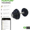 Tunturi Dumbbellset - Halterset 15 kg - Inclusief 8 schijven en schroefsluiters - Zwart