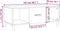 vidaXL - Salontafel - 102x50x40 - cm - bewerkt - hout - hoogglans - wit