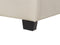 BELFORT - Tweepersoonsbed - Lichtbeige - 160 x 200 cm - Polyester