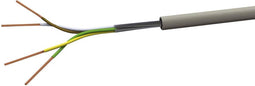 VOKA Kabelwerk LiYY Stuurstroomkabel 4 x 0.25 mm² Grijs (RAL 7001) LIYY4X025 100 m