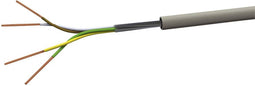 VOKA Kabelwerk LiYY Stuurstroomkabel 4 x 0.75 mm² Grijs (RAL 7001) LIYY4X075 100 m