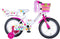 Volare Ashley Kinderfiets - Meisjes - 14 inch - Wit - 95% afgemonteerd