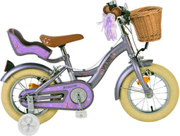 Volare Blossom Kinderfiets - Meisjes - 12 inch - Paars - Twee handremmen