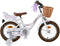 Volare Blossom Kinderfiets - Meisjes - 14 inch - Wit