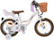 Volare Blossom Kinderfiets - Meisjes - 14 inch - Wit - Twee Handremmen