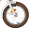 Volare Blossom Kinderfiets - Meisjes - 14 inch - Wit - Twee Handremmen