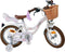 Volare Blossom Kinderfiets - Meisjes - 14 inch - Wit - Twee Handremmen