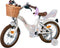 Volare Blossom Kinderfiets - Meisjes - 14 inch - Wit - Twee Handremmen