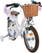 Volare Blossom Kinderfiets - Meisjes - 14 inch - Wit - Twee Handremmen