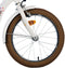 Volare Blossom Kinderfiets - Meisjes - 18 inch - Wit - Twee handremmen