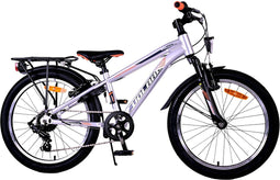 Volare Cross Kinderfiets - Jongens - 20 inch - Zilver - 6 versnellingen