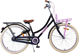Volare Excellent Kinderfiets - Meisjes - 24 inch - Zwart - Twee handremmen