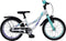 Volare Glamour Kinderfiets - Meisjes - 16 inch - Wit/Mint Groen - Prime Collection