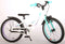 Volare Glamour Kinderfiets - Meisjes - 18 inch - Wit/Mint Groen - Prime Collection