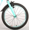 Volare Glamour Kinderfiets - Meisjes - 18 inch - Wit/Mint Groen - Prime Collection