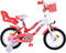 Volare Lovely Kinderfiets - Meisjes - 14 inch - Rood Wit - Twee Handremmen