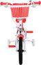 Volare Lovely Kinderfiets - Meisjes - 14 inch - Rood Wit - Twee Handremmen