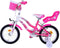 Volare Lovely Kinderfiets - Meisjes - 14 inch - Roze Wit - Twee Handremmen