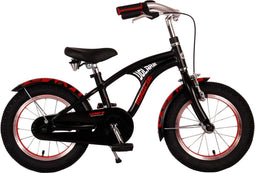 Volare Miracle Cruiser Kinderfiets - Jongens - 14 inch - Mat Zwart - Prime Collection