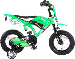 Volare Motorbike Kinderfiets - Jongens - 12 inch - Groen - Twee handremmen
