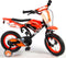Volare Motorbike Kinderfiets - Jongens - 12 inch - Oranje - 95% afgemonteerd
