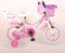 Volare Rose Kinderfiets - Meisjes - 12 inch - Roze - Twee handremmen