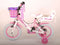 Volare Rose Kinderfiets - Meisjes - 12 inch - Roze - Twee handremmen
