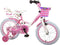 Volare Rose Kinderfiets - Meisjes - 16 inch - Roze/Wit - 95% afgemonteerd