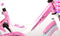 Volare Rose Kinderfiets - Meisjes - 16 inch - Roze/Wit - 95% afgemonteerd
