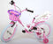 Volare Rose Kinderfiets - Meisjes - 16 inch - Roze/Wit - 95% afgemonteerd