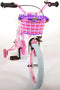 Volare Rose Kinderfiets - Meisjes - 16 inch - Roze/Wit - 95% afgemonteerd