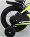 Volare Sportivo Kinderfiets - Jongens - 12 inch - Neon Geel Zwart - Twee Handremmen - 95% afgemonteerd