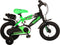 Volare Sportivo Kinderfiets - Jongens - 12 inch - Neon Groen Zwart - Twee Handremmen - 95% afgemonteerd